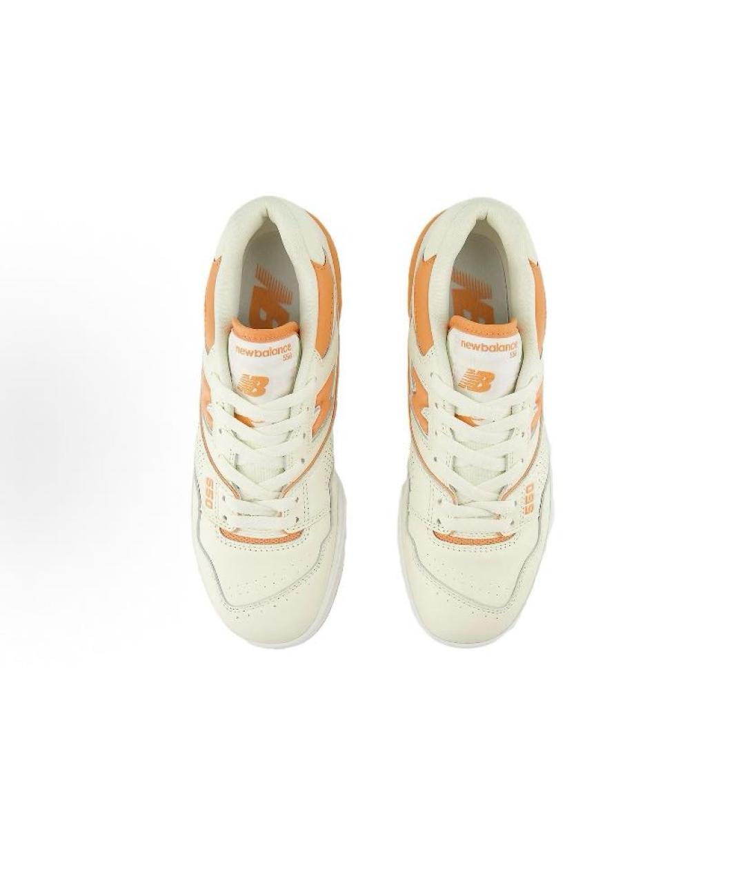 NEW BALANCE Бежевые кожаные кроссовки, фото 4
