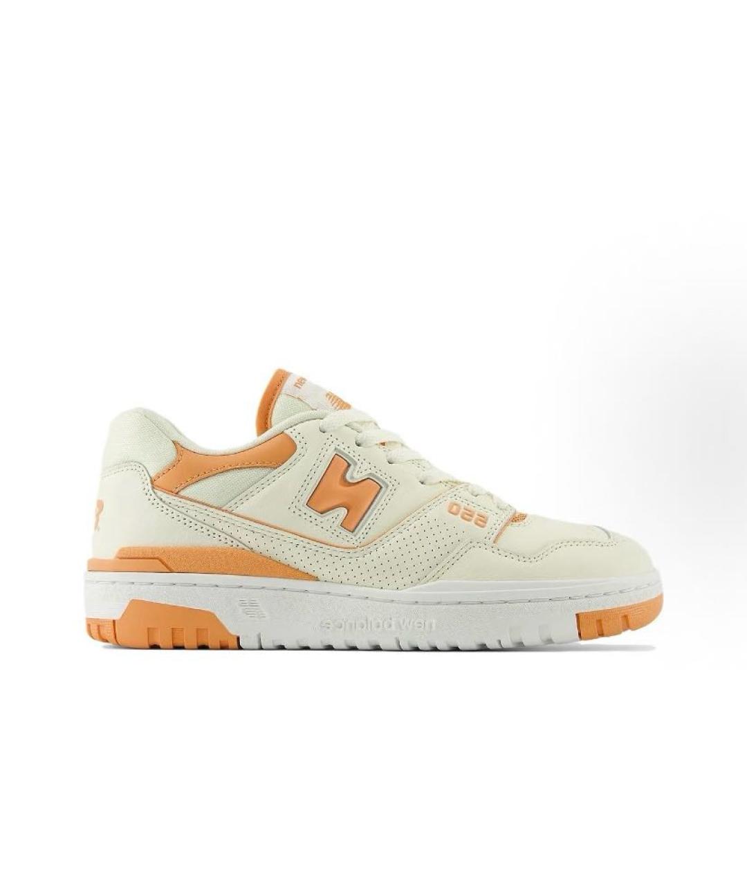 NEW BALANCE Бежевые кожаные кроссовки, фото 7