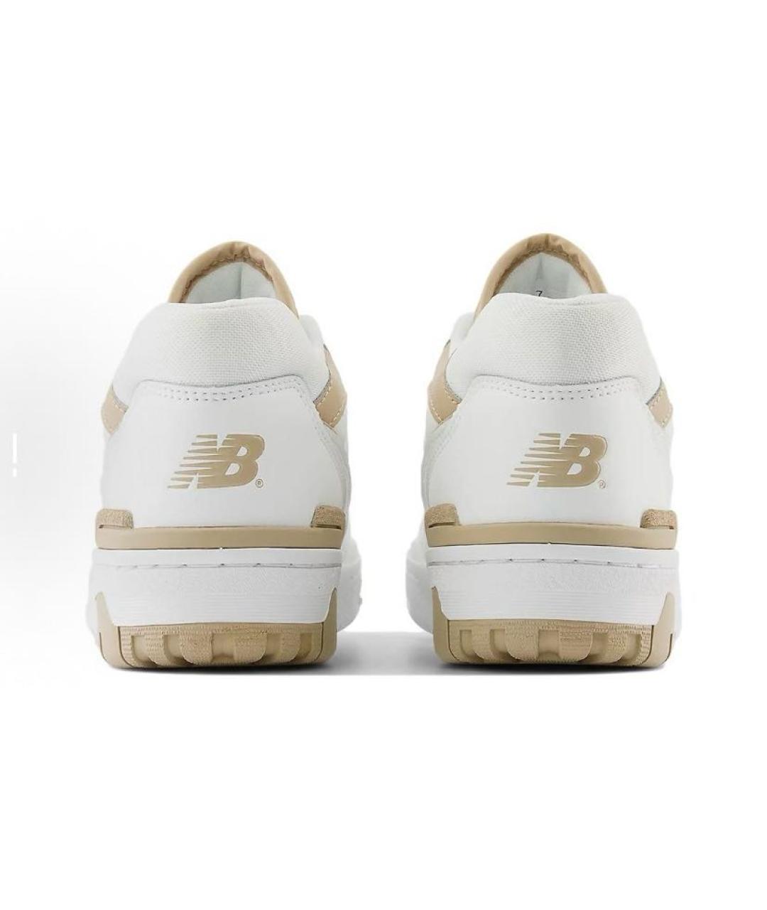 NEW BALANCE Белые кожаные кроссовки, фото 6