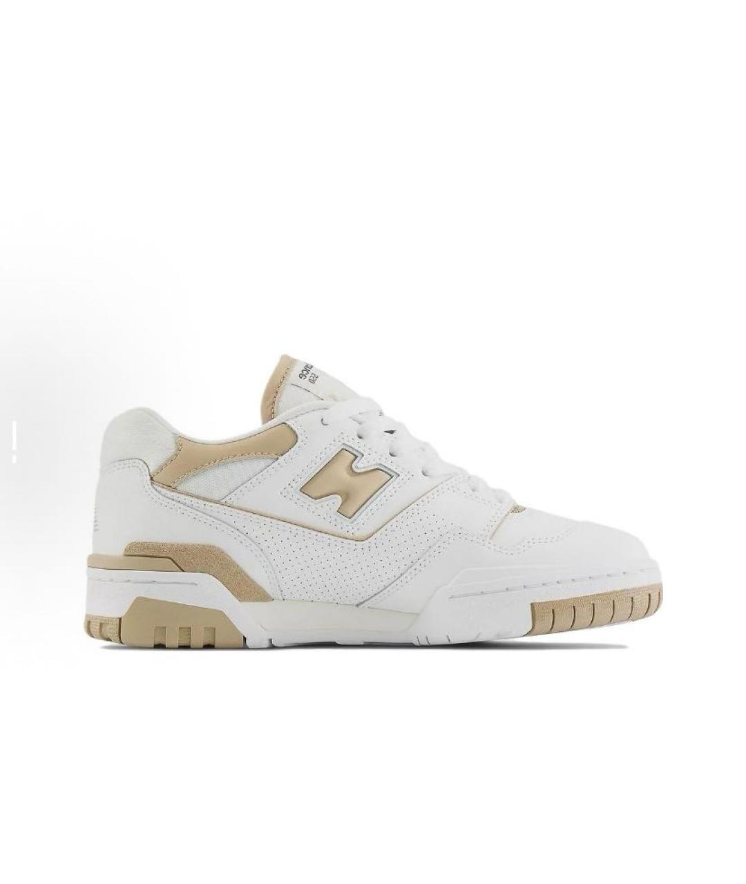 NEW BALANCE Белые кожаные кроссовки, фото 3