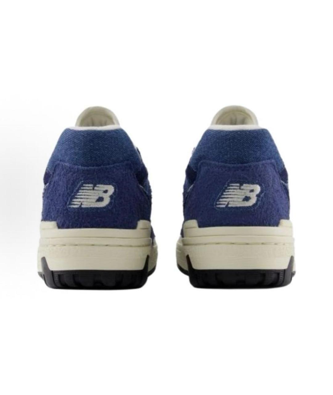 NEW BALANCE Синие замшевые кроссовки, фото 5