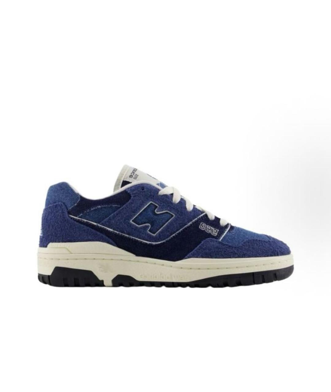 NEW BALANCE Синие замшевые кроссовки, фото 6