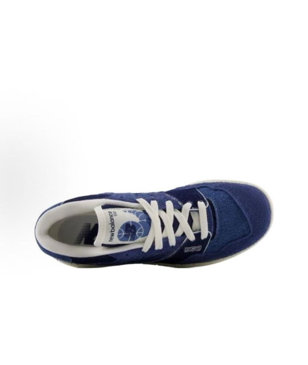 NEW BALANCE Синие замшевые кроссовки, фото 4
