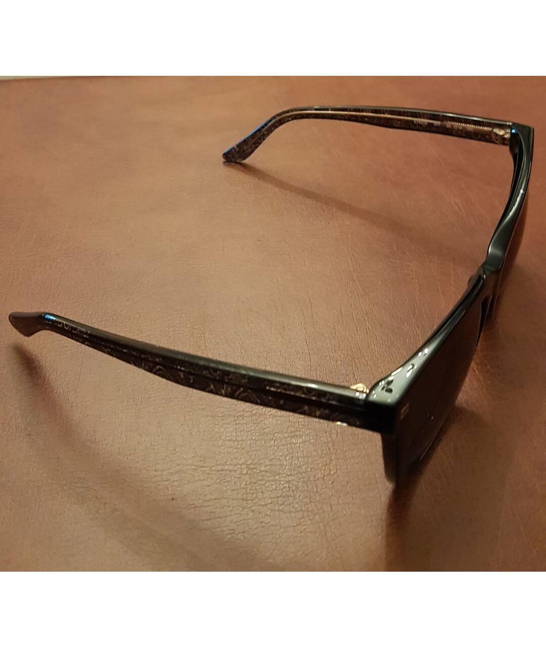 ETRO Черные пластиковые солнцезащитные очки, фото 3