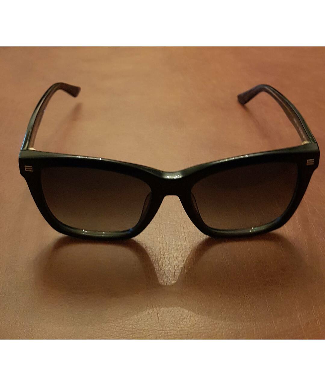 ETRO Черные пластиковые солнцезащитные очки, фото 7