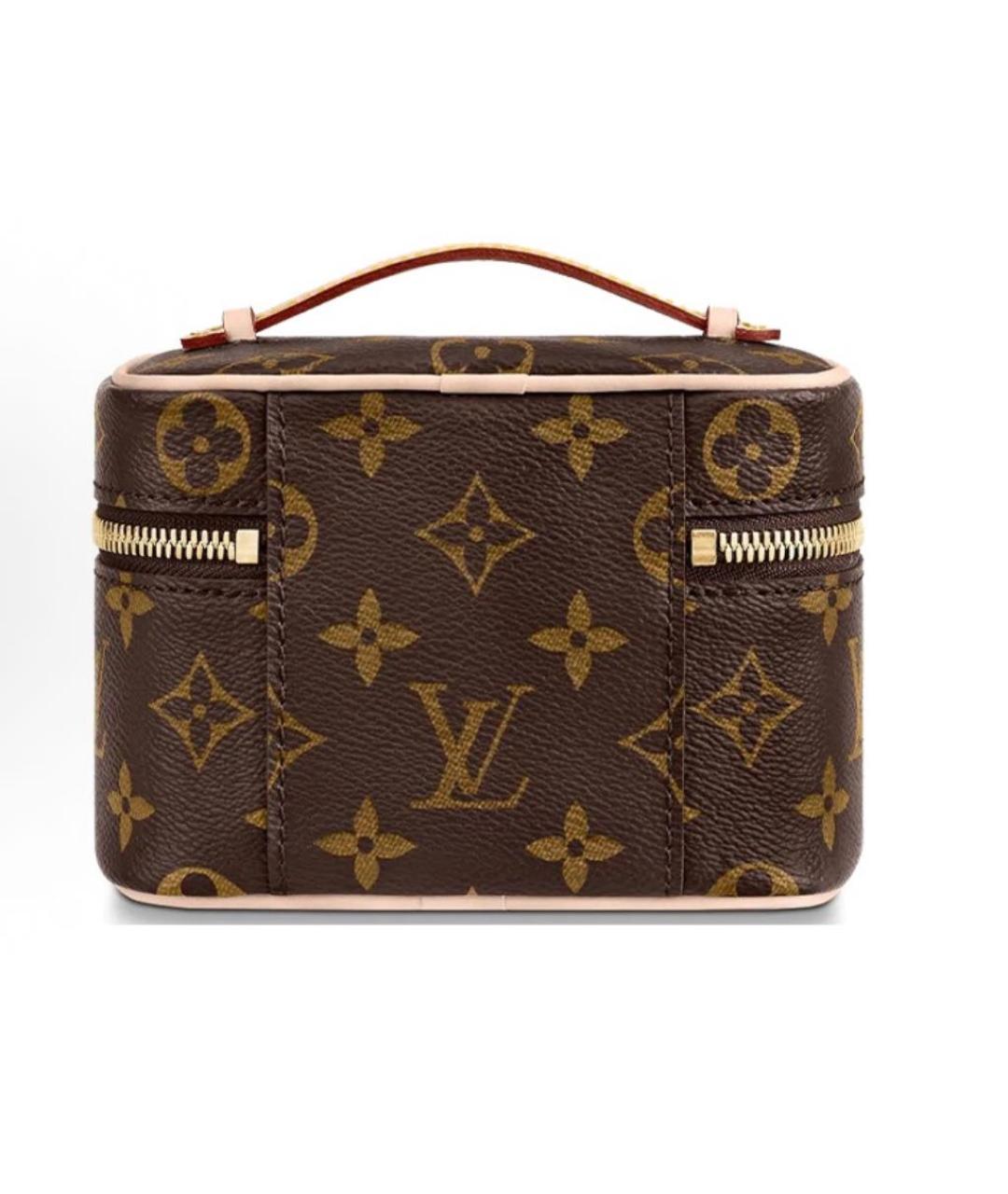 LOUIS VUITTON Коричневая сумка с короткими ручками, фото 2