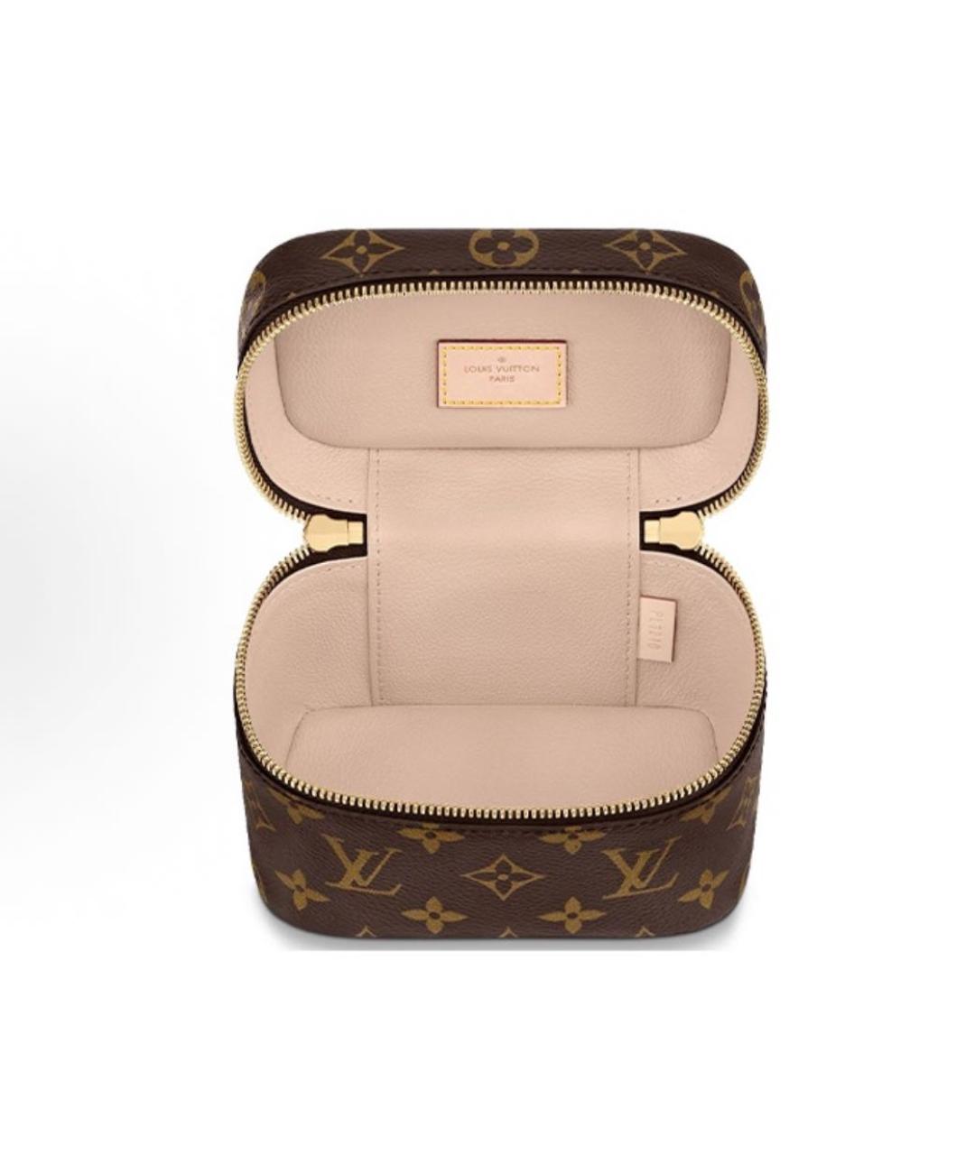 LOUIS VUITTON Коричневая сумка с короткими ручками, фото 4