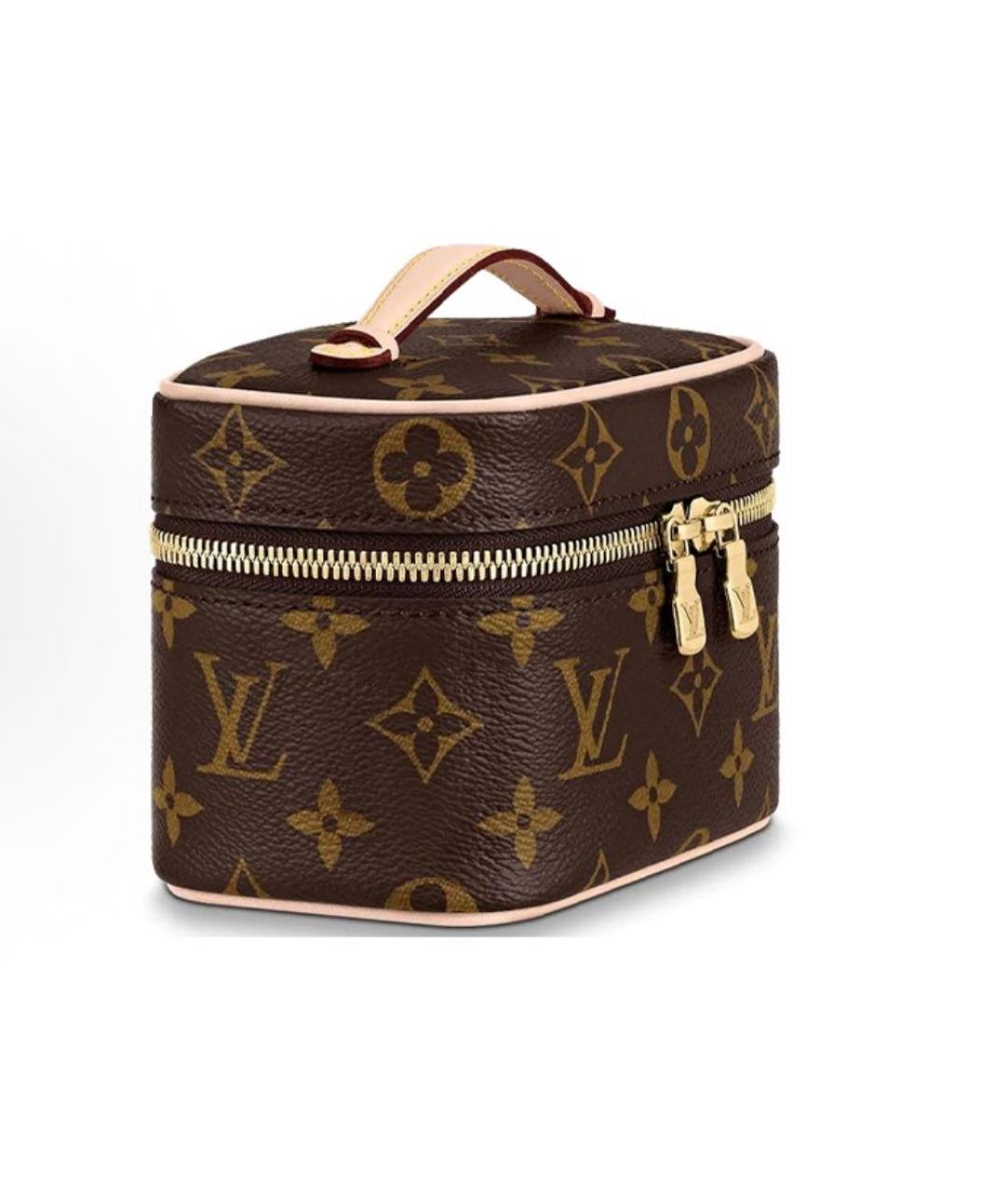 LOUIS VUITTON Коричневая сумка с короткими ручками, фото 3