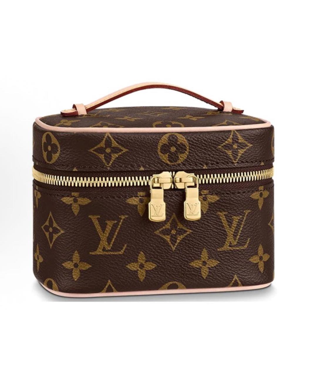 LOUIS VUITTON Коричневая сумка с короткими ручками, фото 5