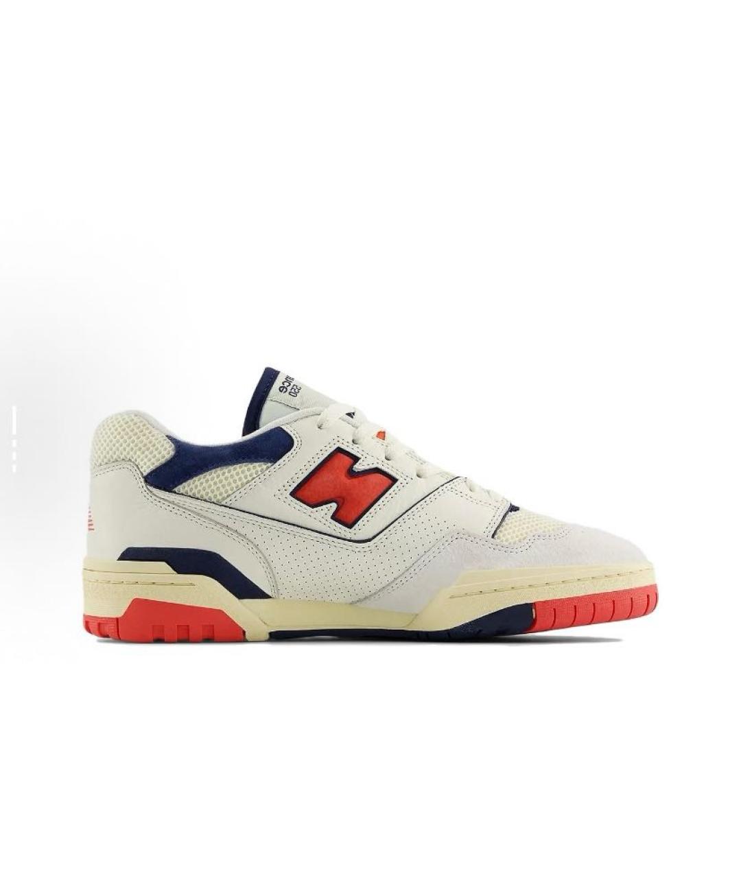 NEW BALANCE Бежевые кожаные кроссовки, фото 3