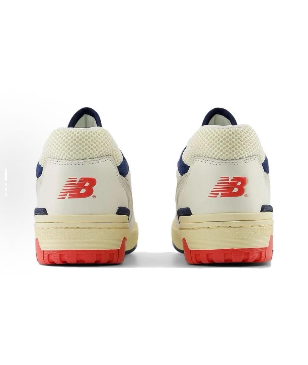 NEW BALANCE Бежевые кожаные кроссовки, фото 5