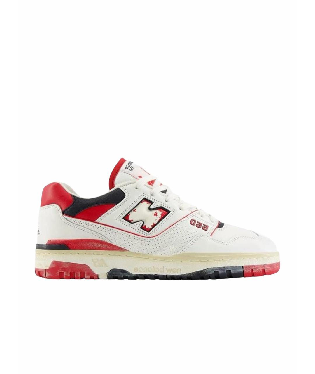 NEW BALANCE Белые кожаные кроссовки, фото 7