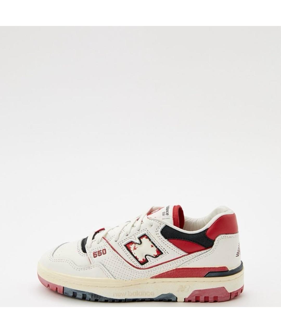 NEW BALANCE Белые кожаные кроссовки, фото 2