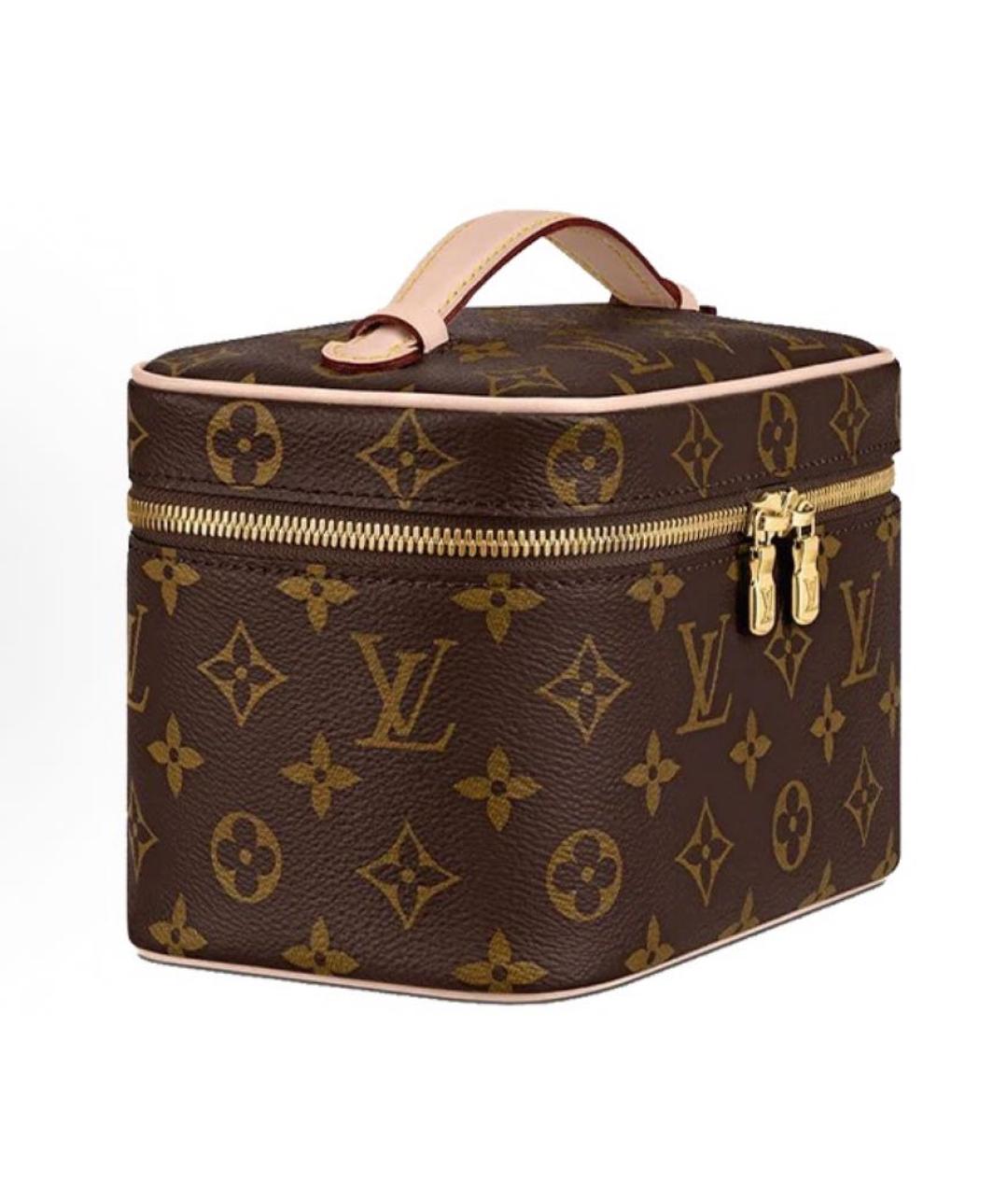 LOUIS VUITTON Коричневая сумка с короткими ручками, фото 3