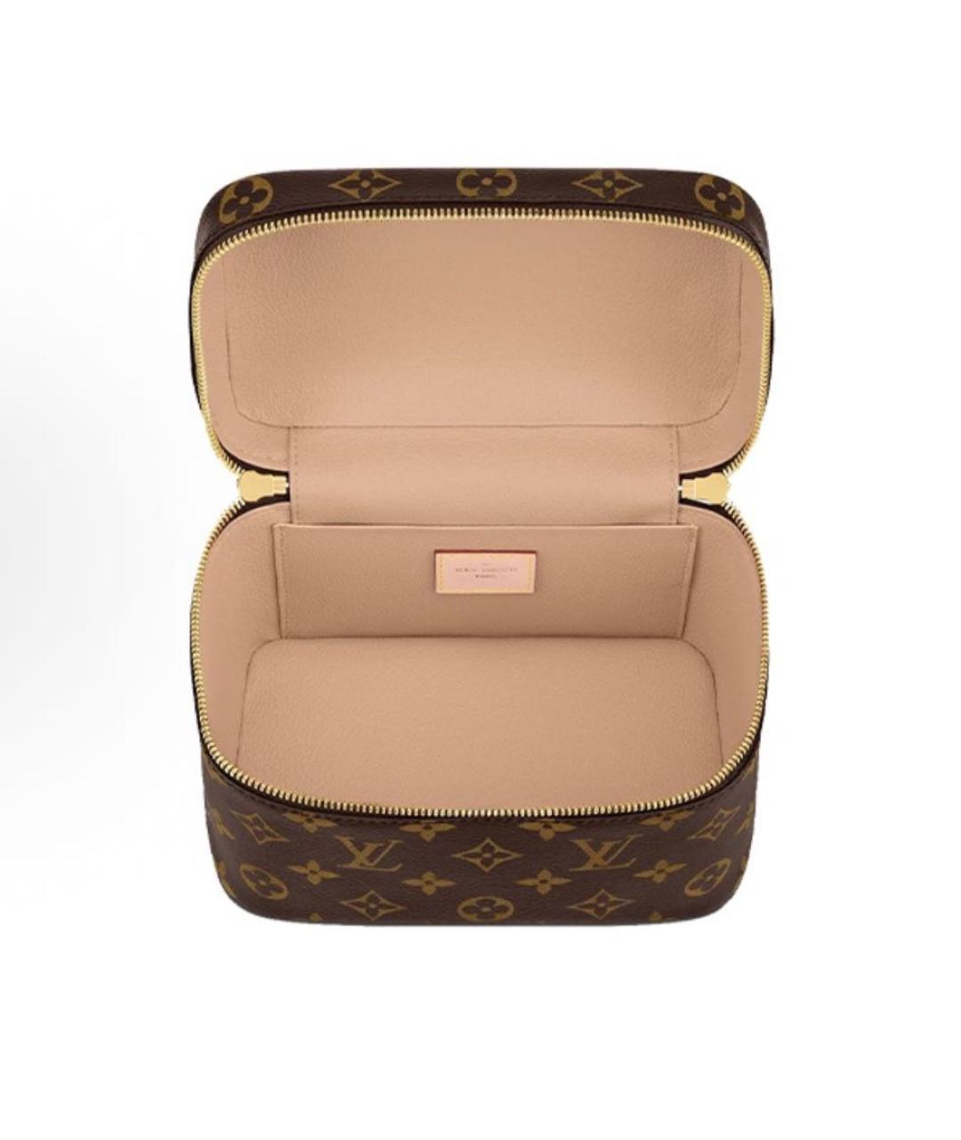 LOUIS VUITTON Коричневая сумка с короткими ручками, фото 4