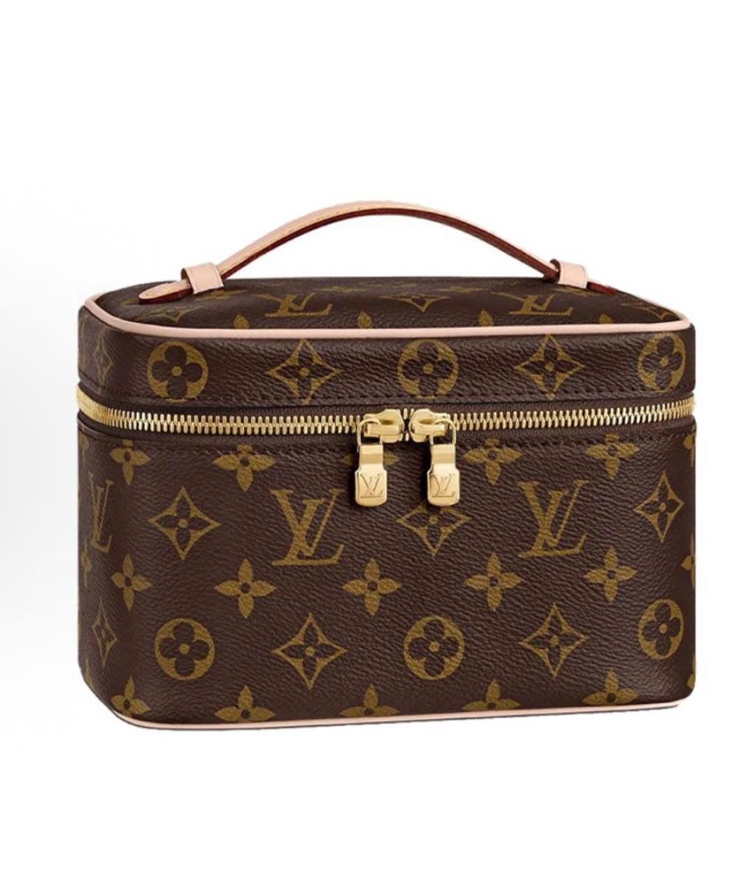 LOUIS VUITTON Коричневая сумка с короткими ручками, фото 6