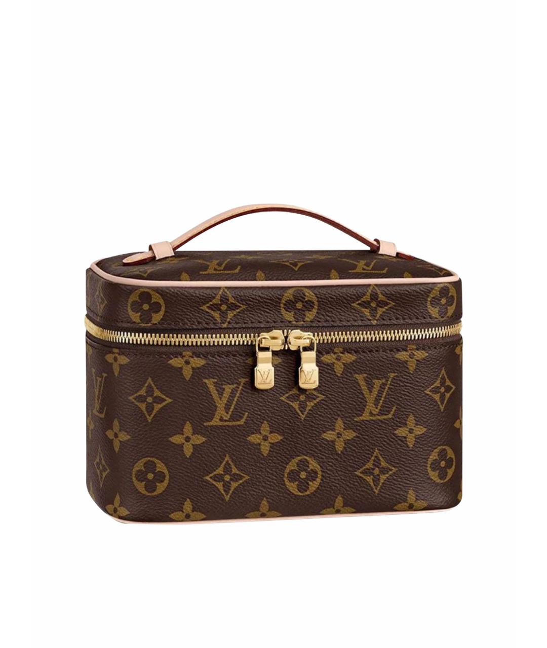 LOUIS VUITTON Коричневая сумка с короткими ручками, фото 1
