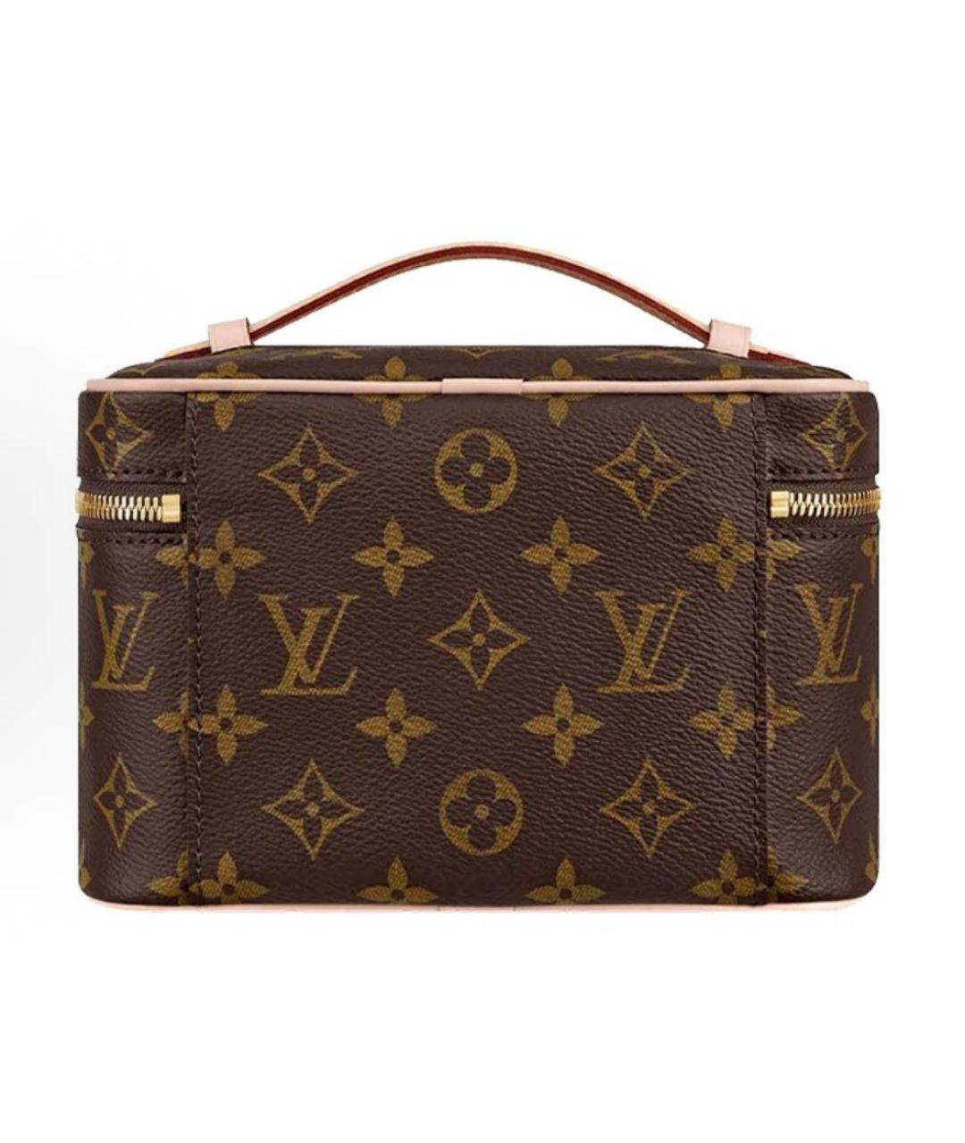 LOUIS VUITTON Коричневая сумка с короткими ручками, фото 2