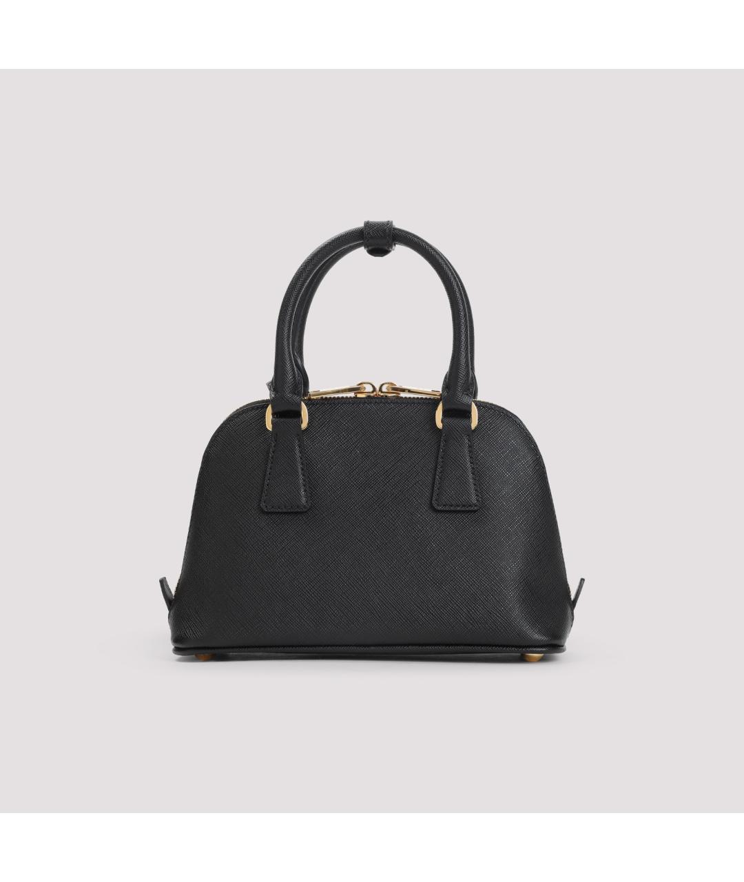 PRADA Черная кожаная сумка тоут, фото 4