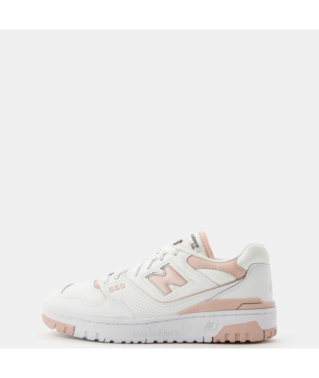 NEW BALANCE Коралловые кожаные кроссовки, фото 2