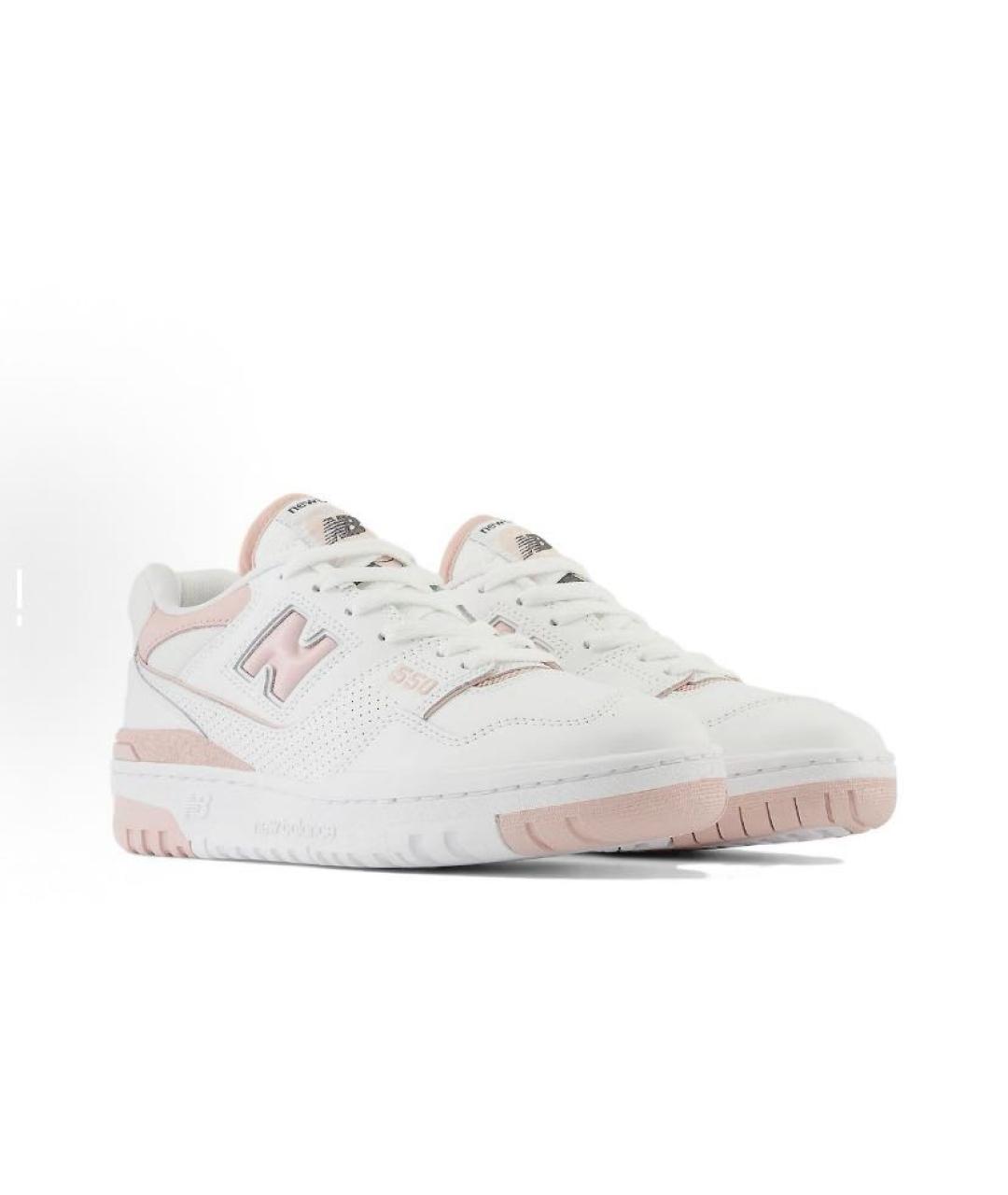 NEW BALANCE Коралловые кожаные кроссовки, фото 4