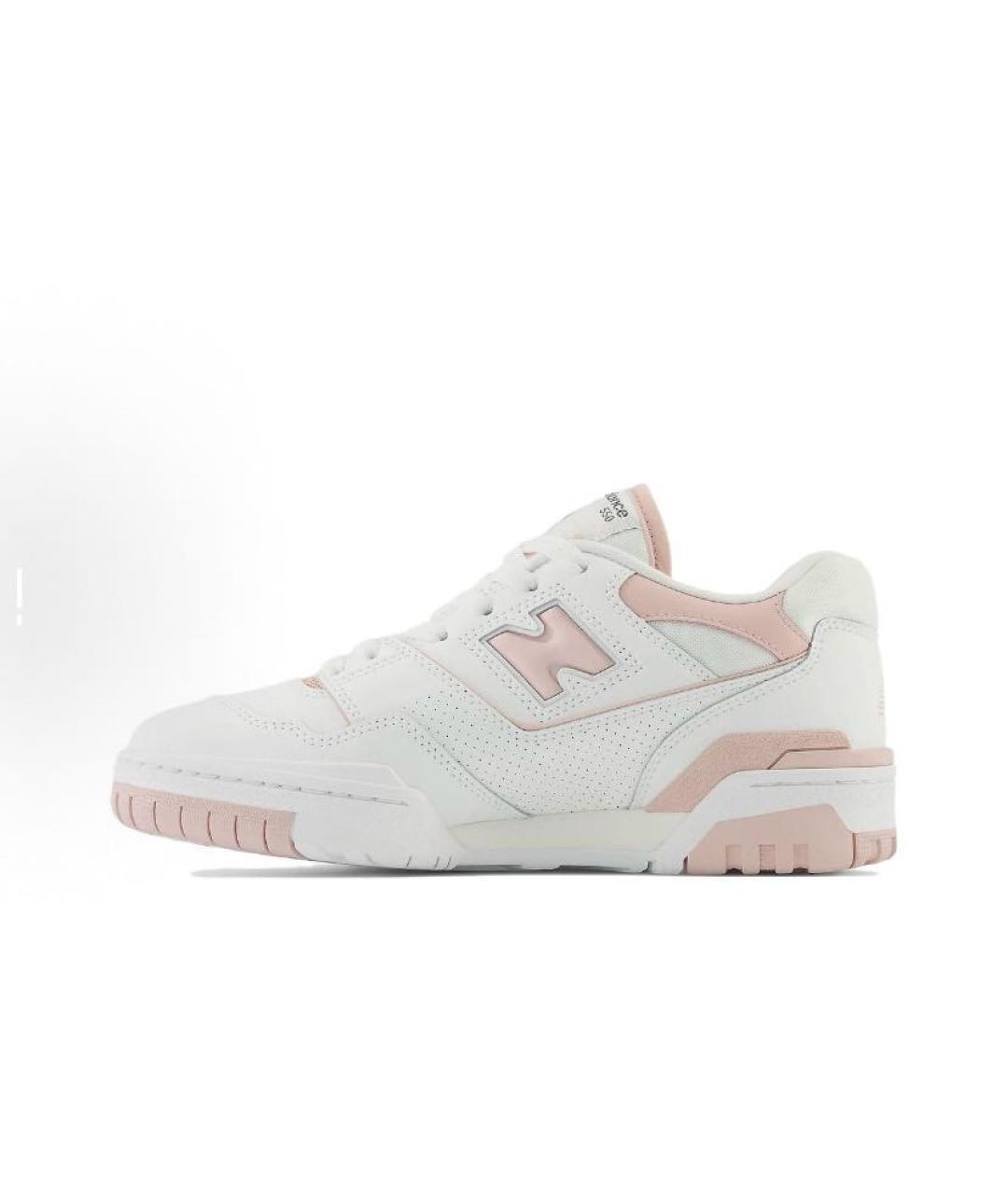 NEW BALANCE Коралловые кожаные кроссовки, фото 3