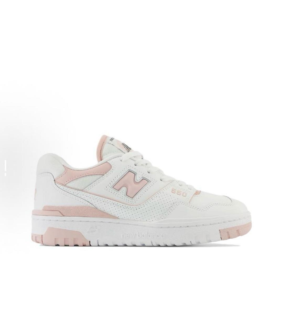 NEW BALANCE Коралловые кожаные кроссовки, фото 8
