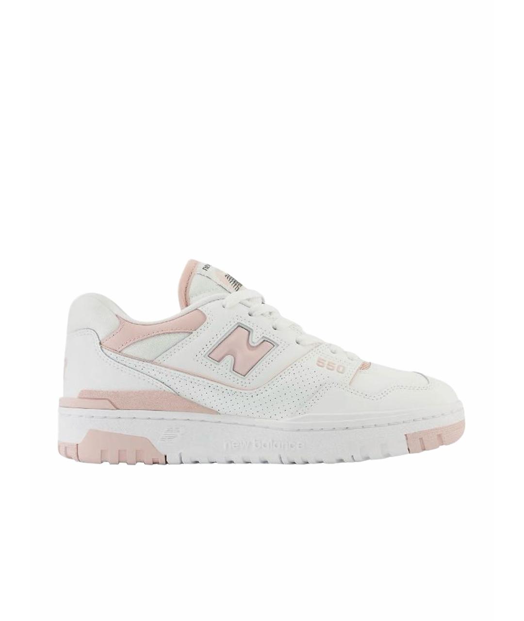 NEW BALANCE Коралловые кожаные кроссовки, фото 1