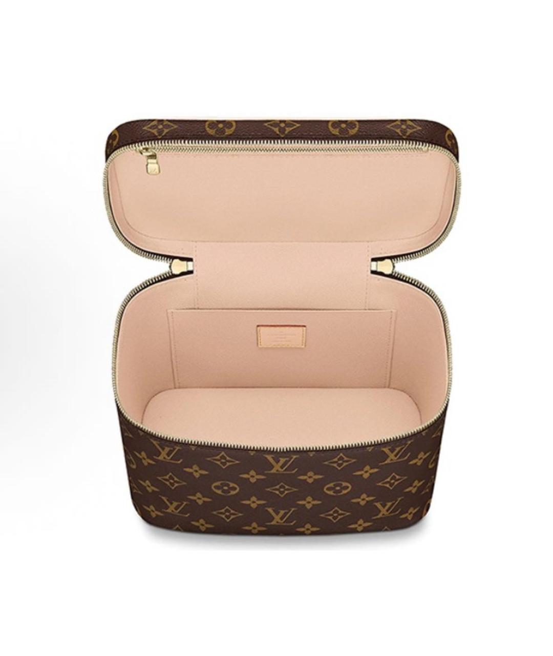 LOUIS VUITTON Коричневая сумка с короткими ручками, фото 4
