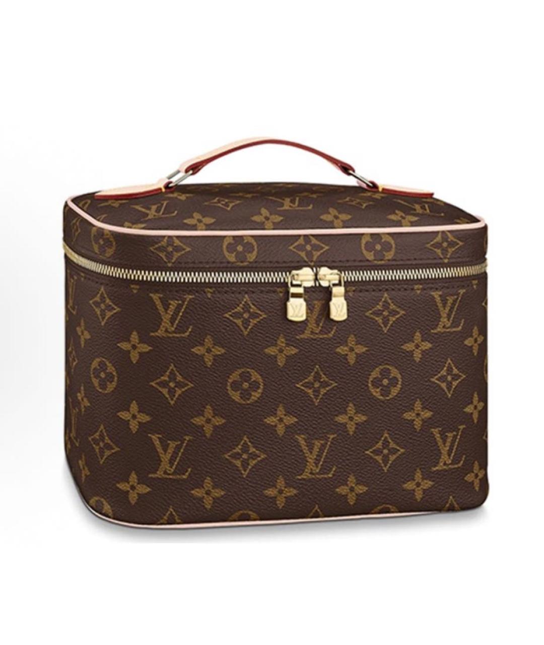 LOUIS VUITTON Коричневая сумка с короткими ручками, фото 5