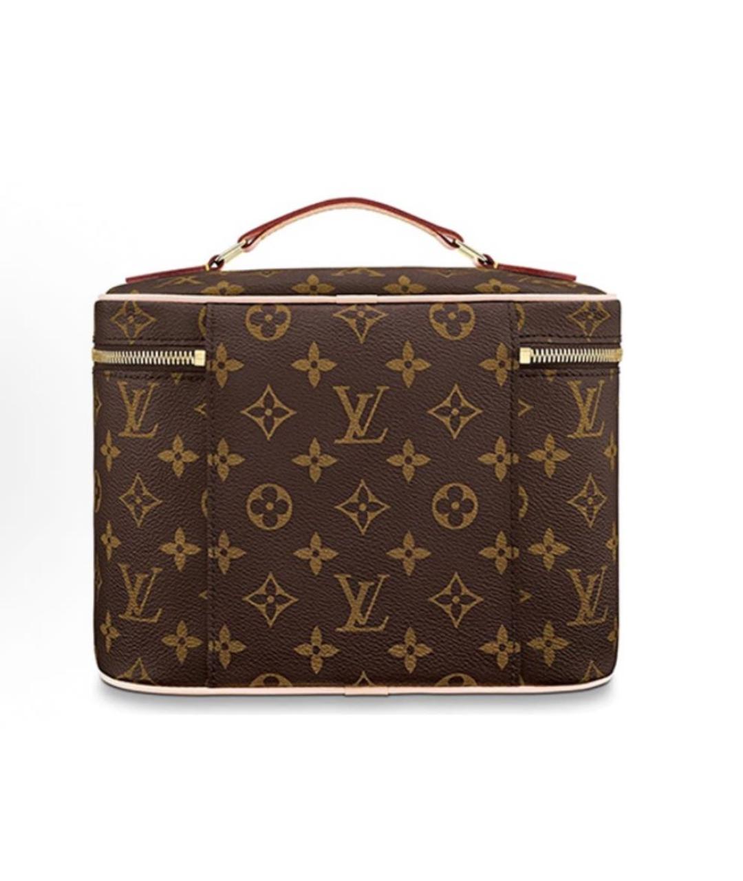 LOUIS VUITTON Коричневая сумка с короткими ручками, фото 3