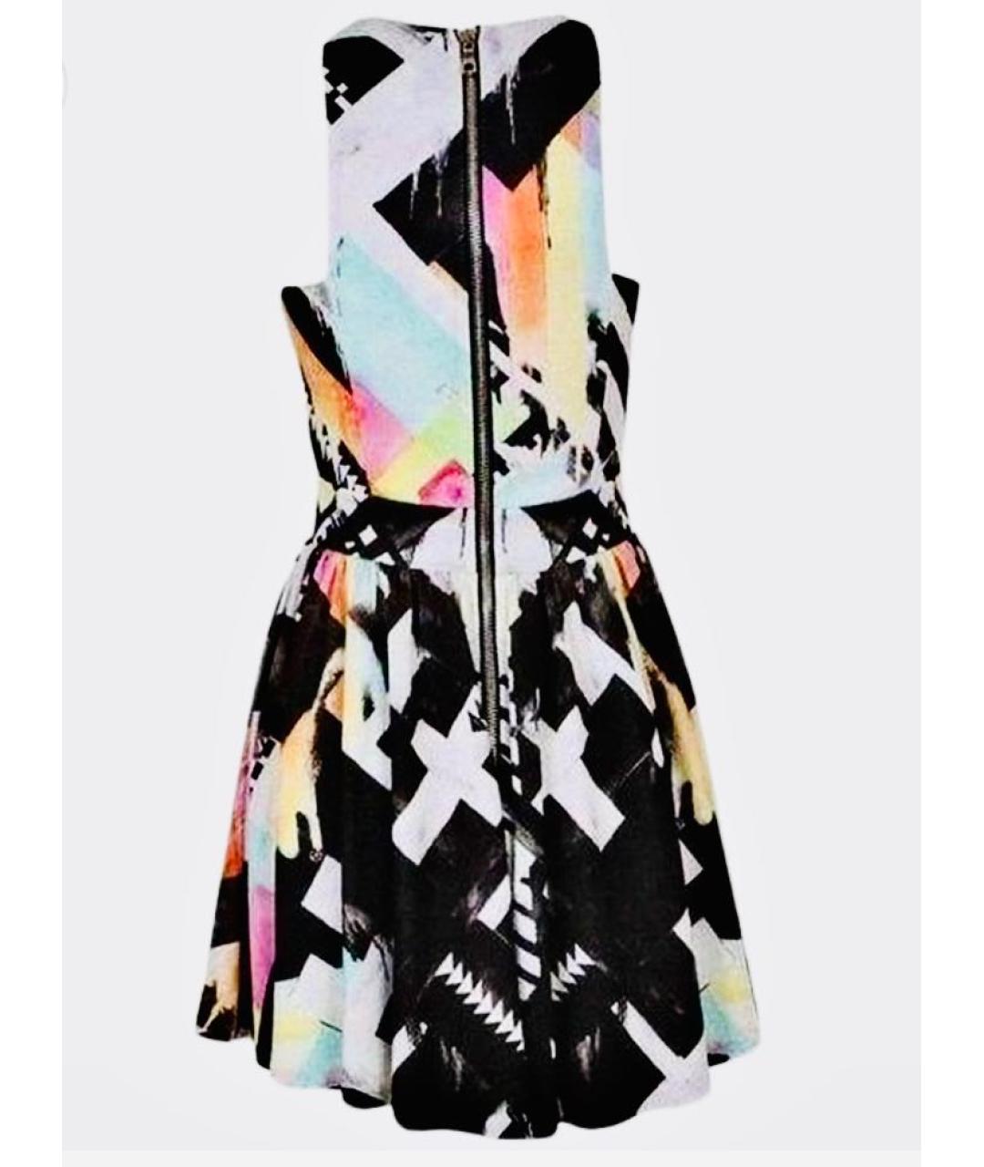 BALMAIN Мульти вискозное коктейльное платье, фото 2
