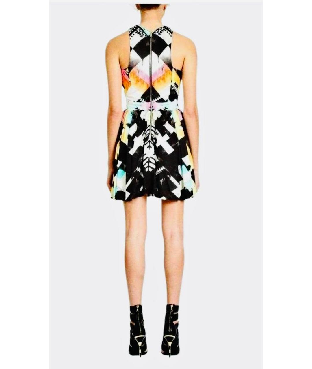 BALMAIN Мульти вискозное коктейльное платье, фото 5