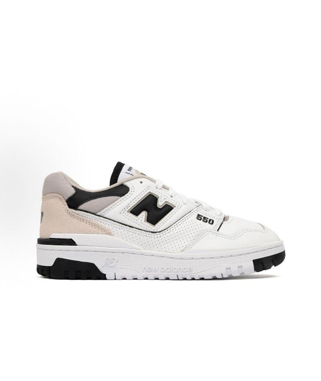 NEW BALANCE Белые кожаные кроссовки, фото 6