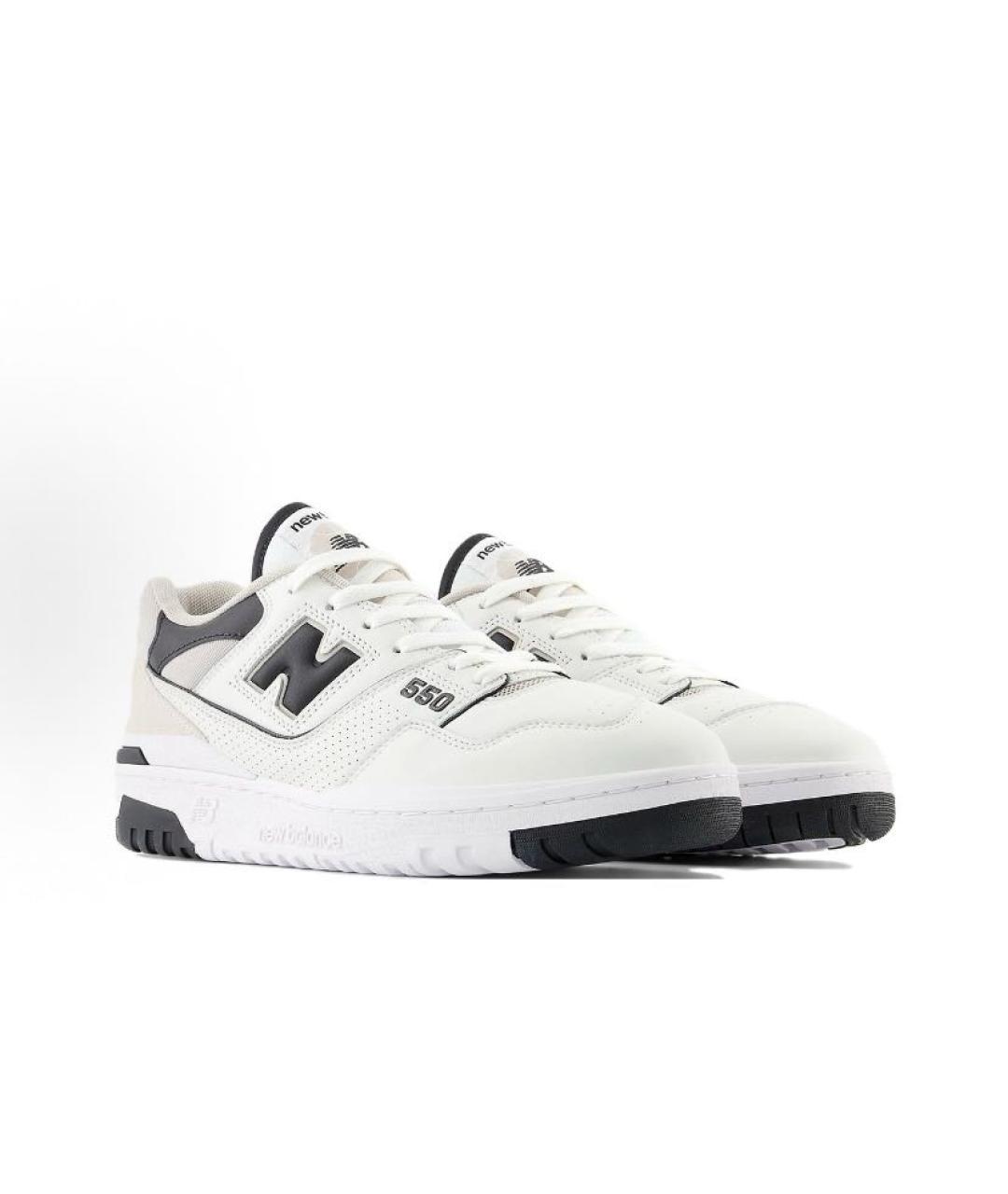 NEW BALANCE Белые кожаные кроссовки, фото 4