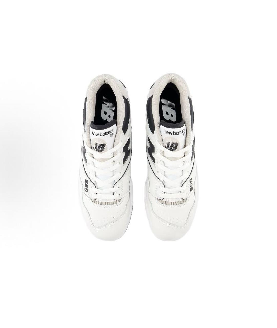 NEW BALANCE Белые кожаные кроссовки, фото 5