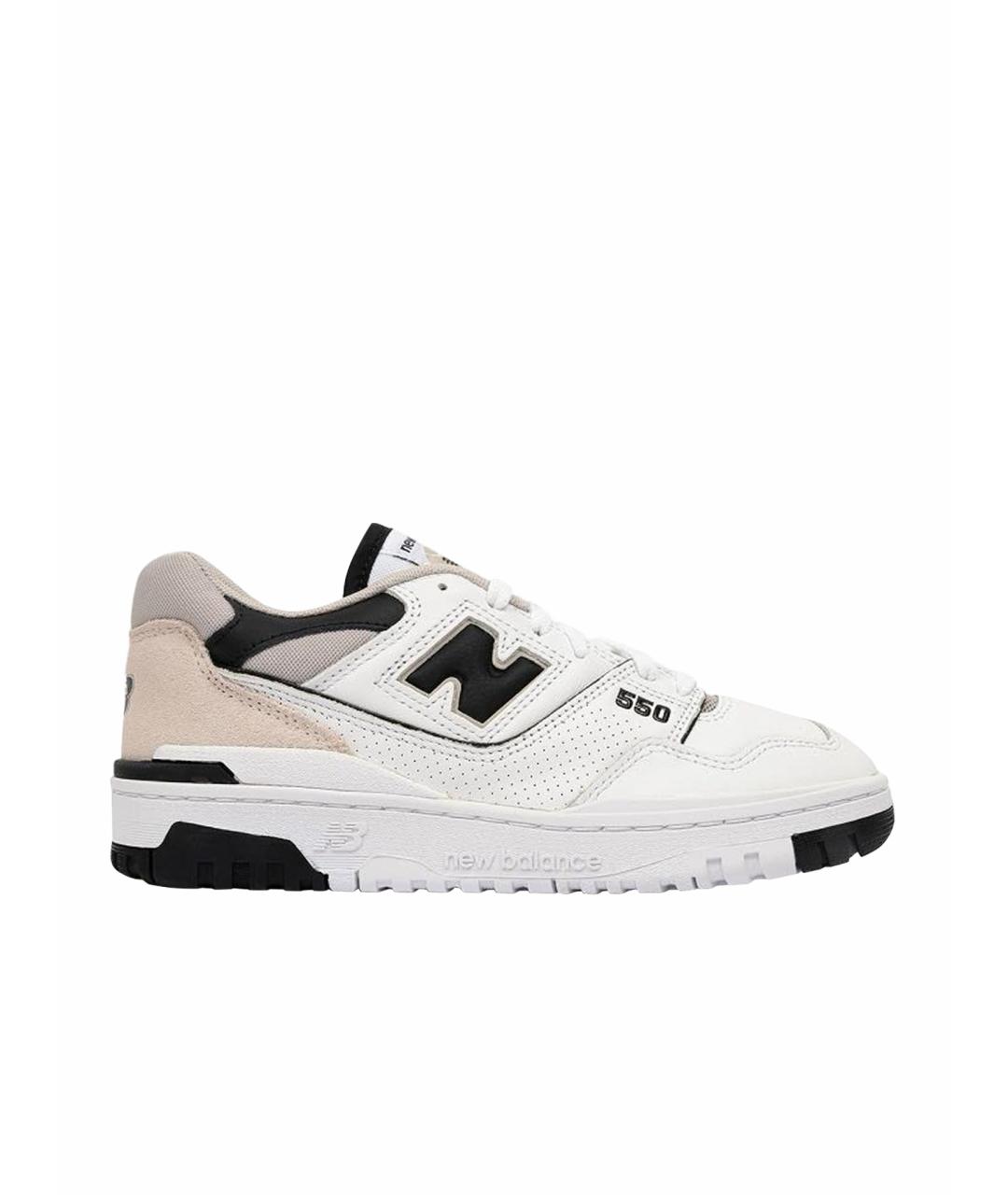 NEW BALANCE Белые кожаные кроссовки, фото 1