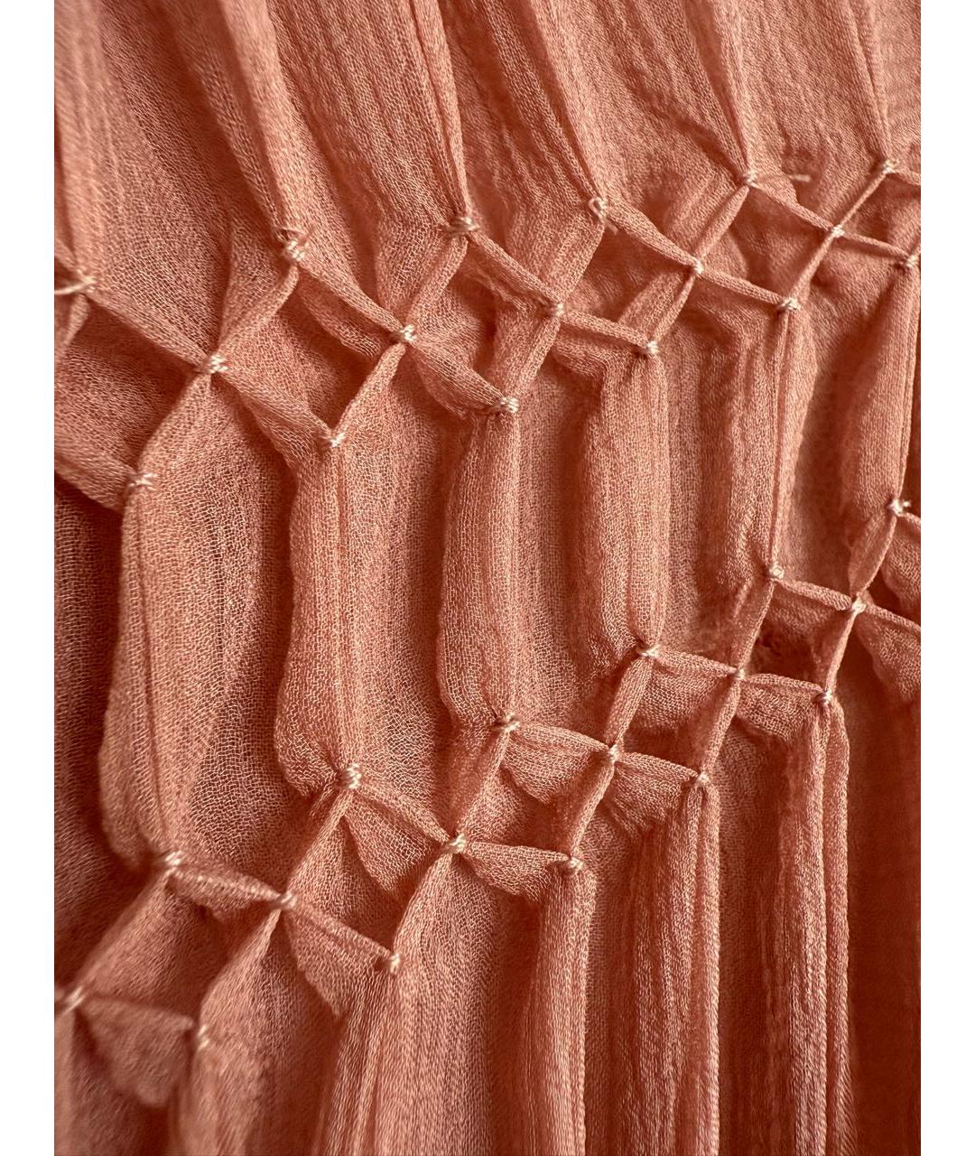 CHRISTIAN DIOR Коралловое шелковое вечернее платье, фото 2