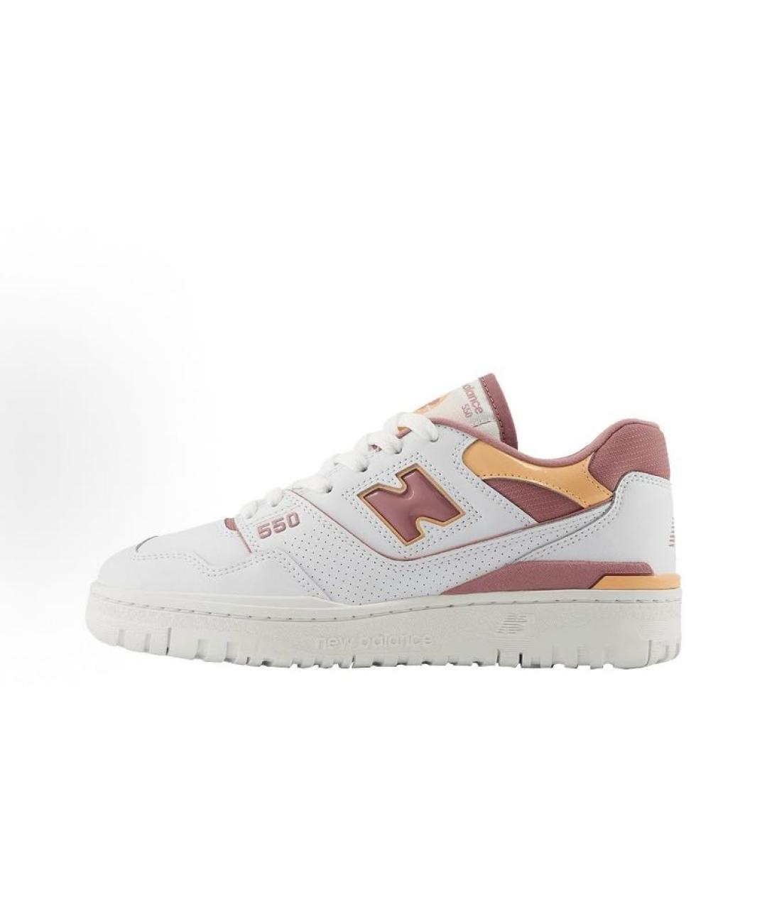 NEW BALANCE Белые кожаные кроссовки, фото 3