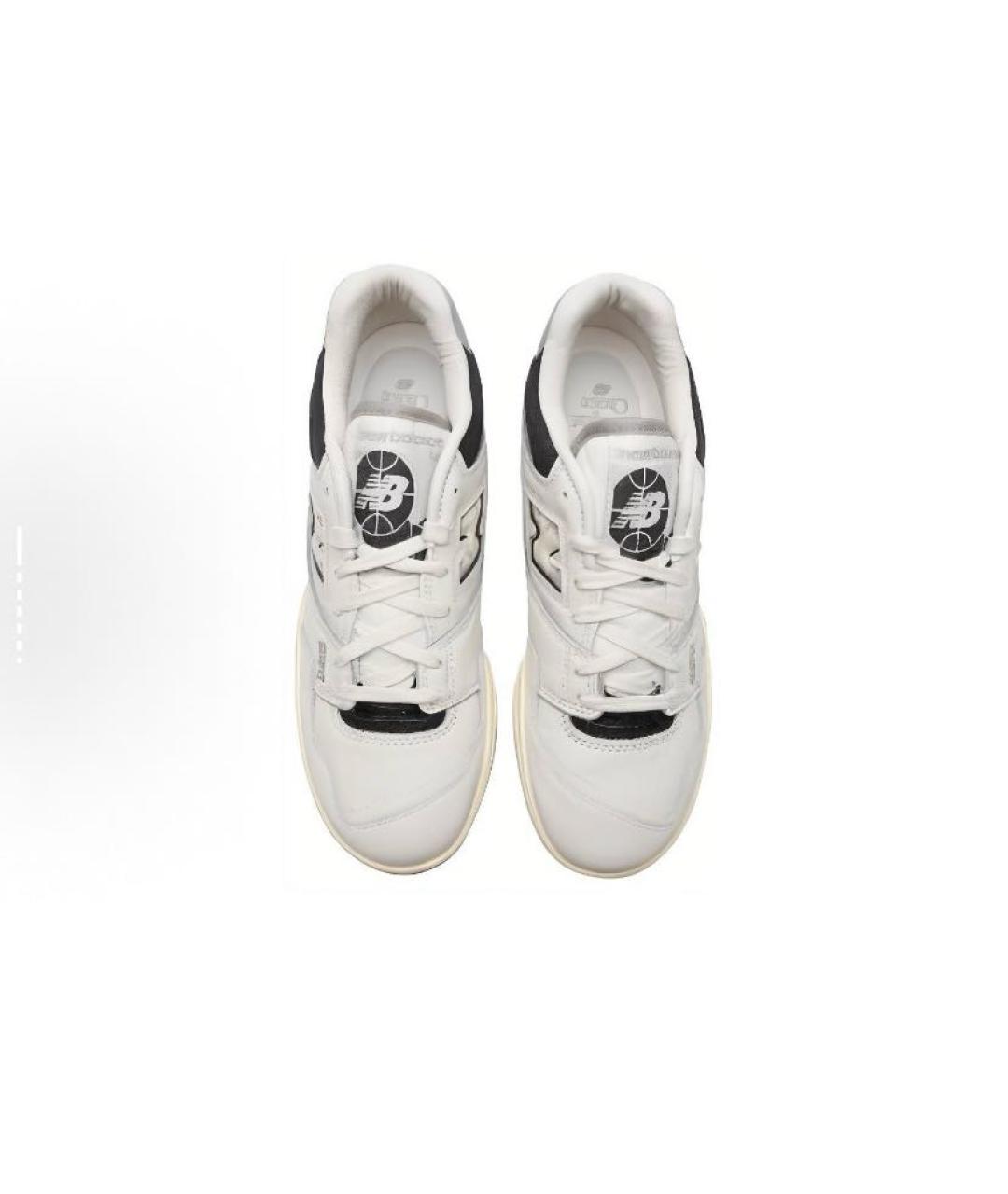 NEW BALANCE Бежевые кожаные кроссовки, фото 4