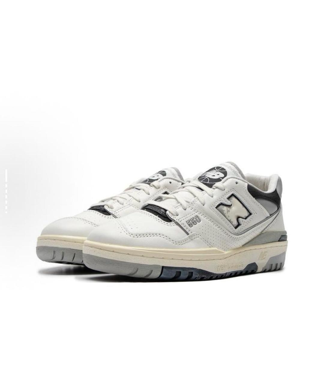 NEW BALANCE Бежевые кожаные кроссовки, фото 3