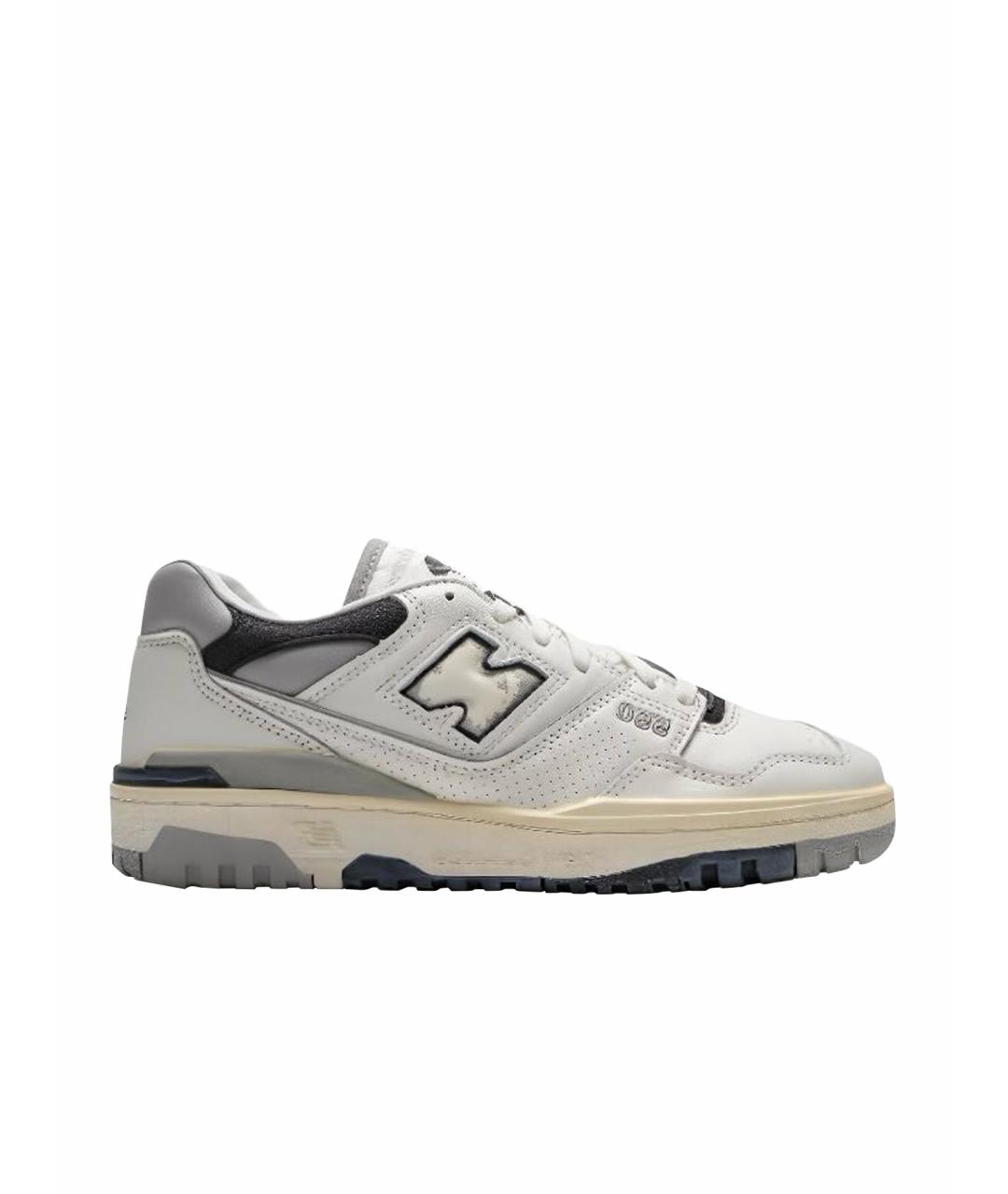 NEW BALANCE Бежевые кожаные кроссовки, фото 1