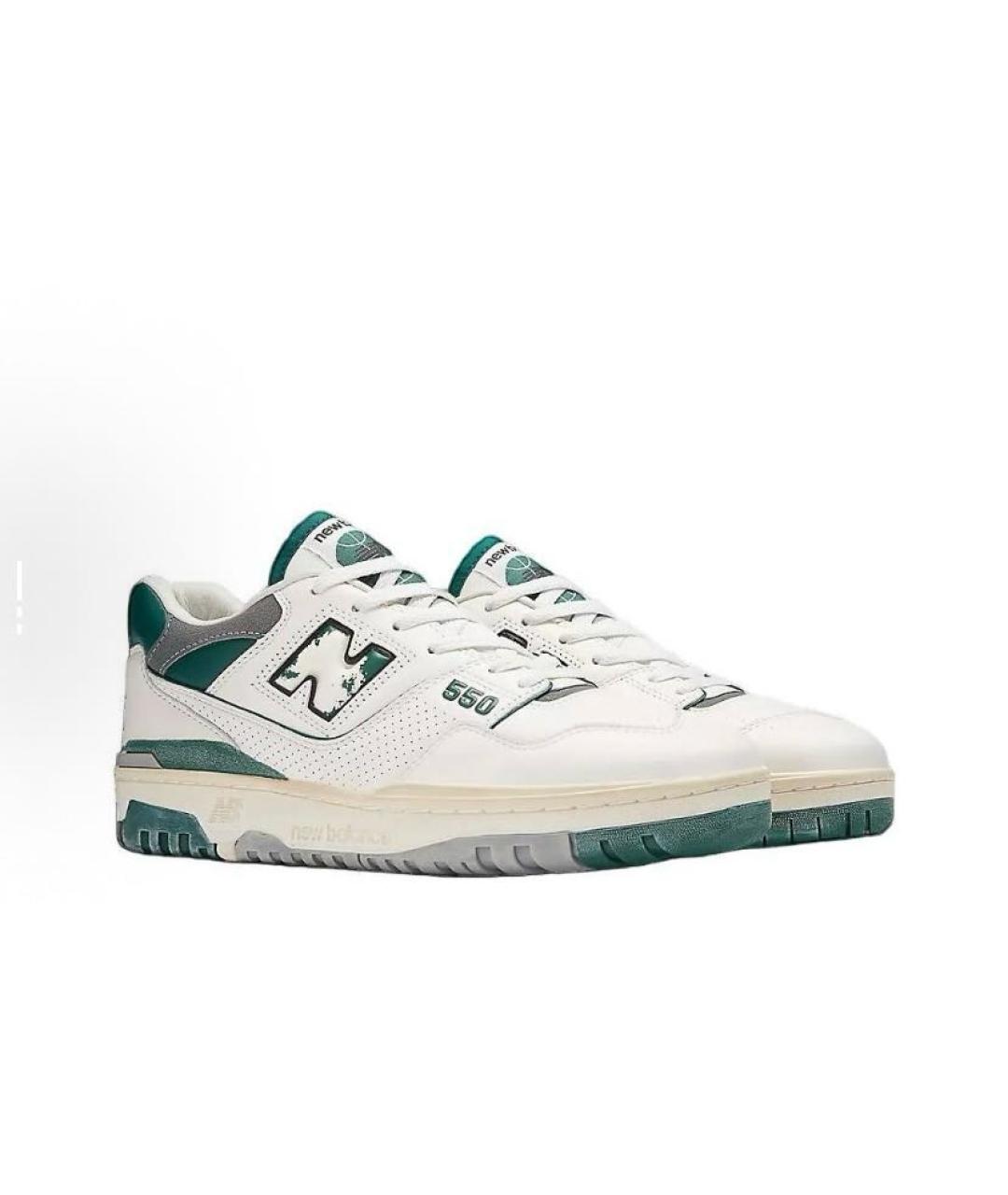 NEW BALANCE Белые кожаные кроссовки, фото 5
