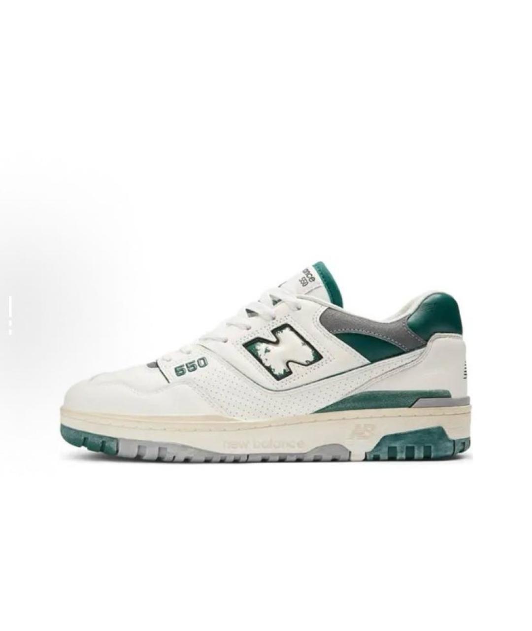NEW BALANCE Белые кожаные кроссовки, фото 3