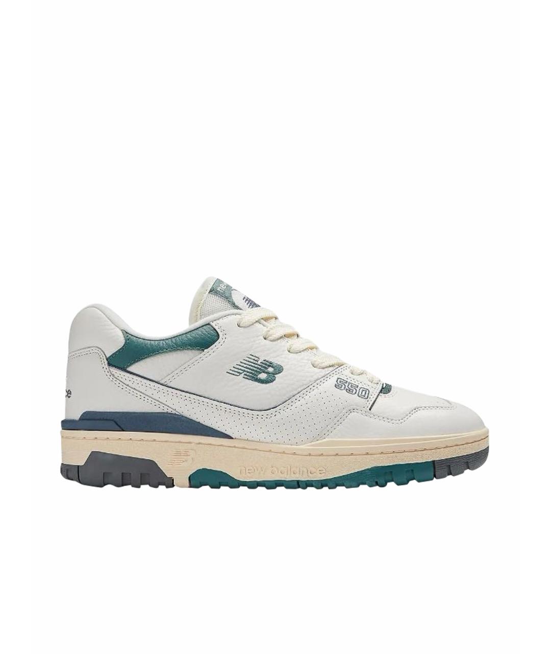 NEW BALANCE Бежевые кожаные кроссовки, фото 1