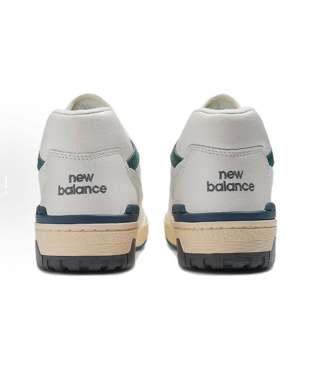 NEW BALANCE Бежевые кожаные кроссовки, фото 6