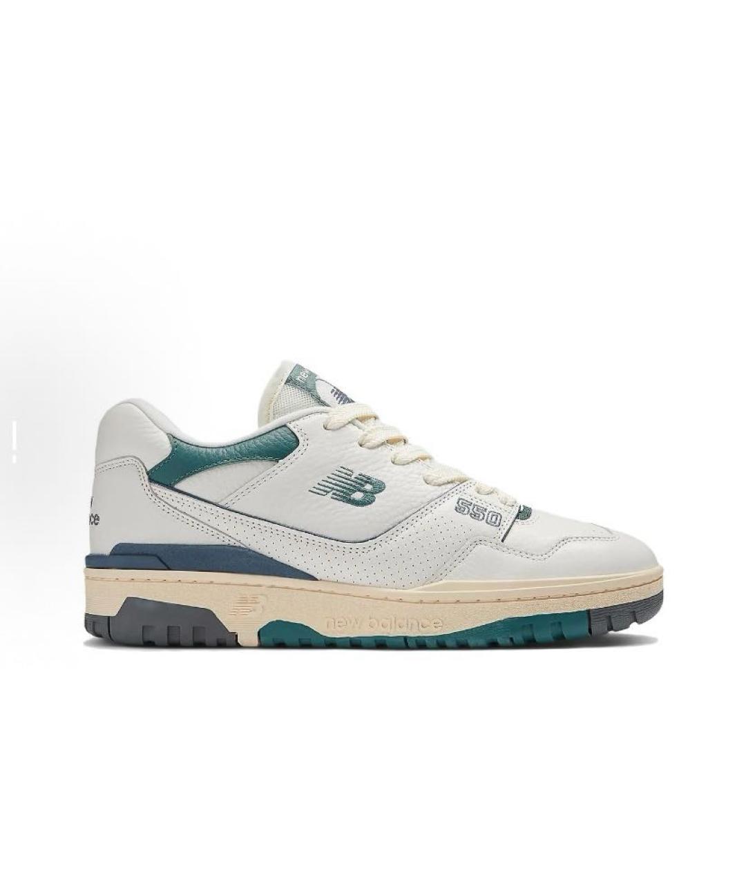 NEW BALANCE Бежевые кожаные кроссовки, фото 8