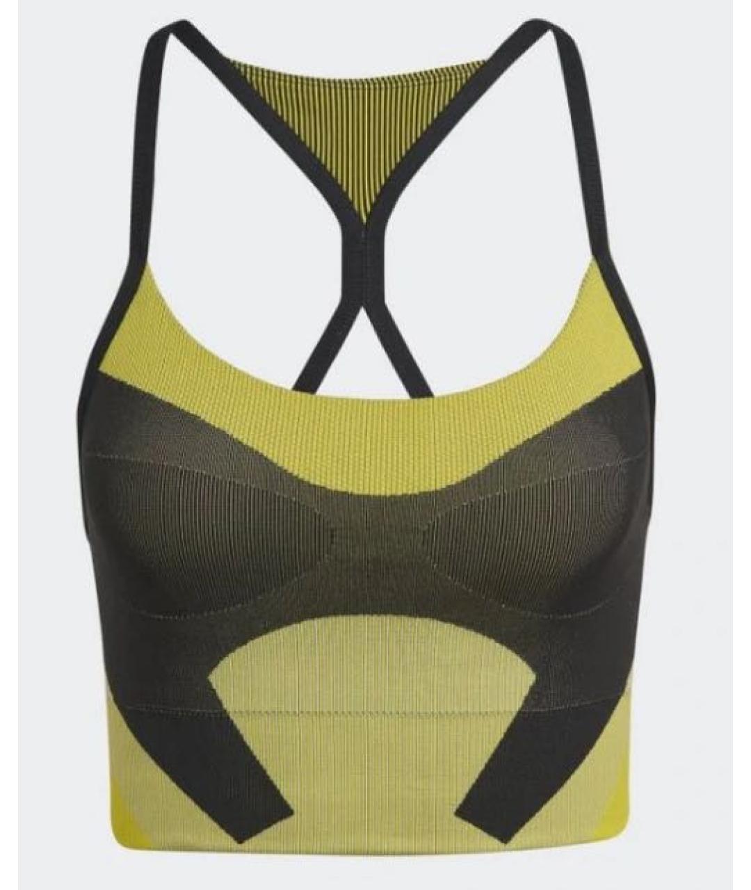 ADIDAS BY STELLA MCCARTNEY Желтая полиэстеровая майка, фото 9