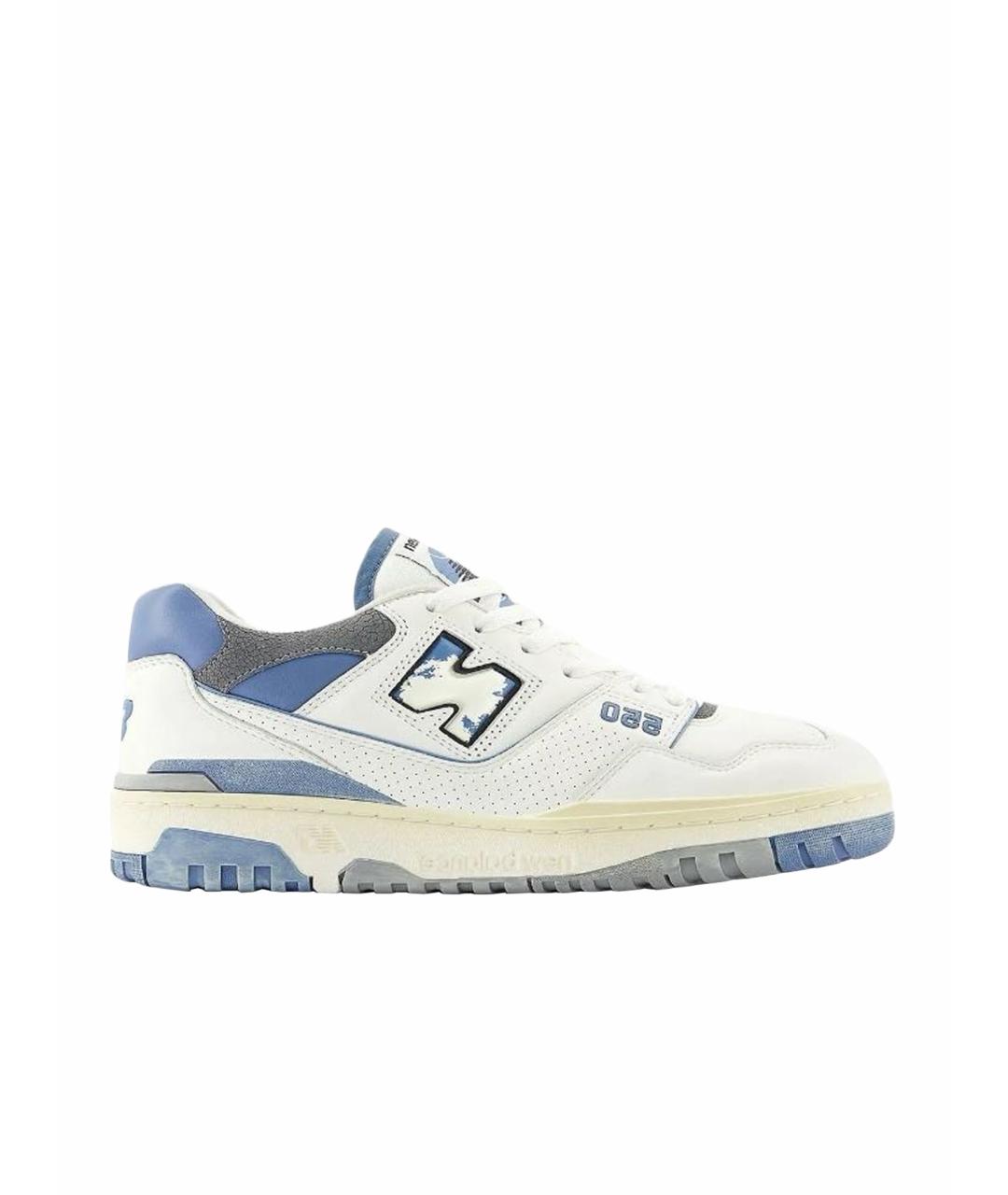 NEW BALANCE Белые кожаные кроссовки, фото 1