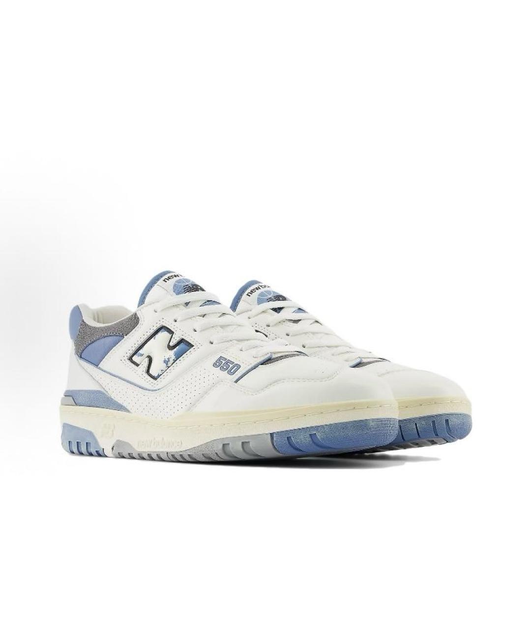 NEW BALANCE Белые кожаные кроссовки, фото 3